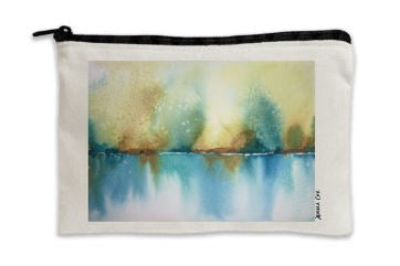 Art Print Canvas Zip Pouch, 5"x7"