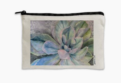 Art Print Canvas Zip Pouch, 5"x7"