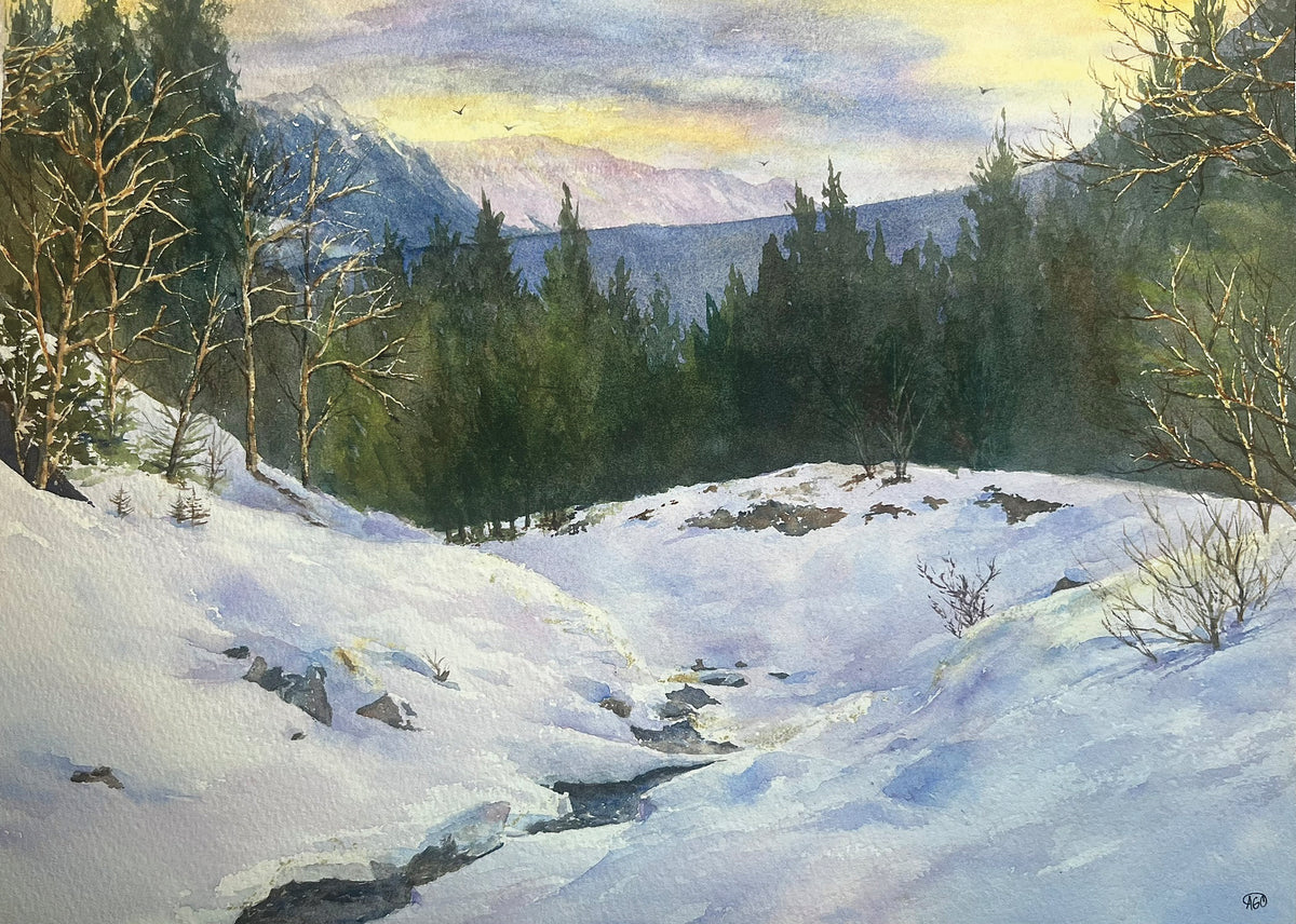 Winter Landscapes Notecards