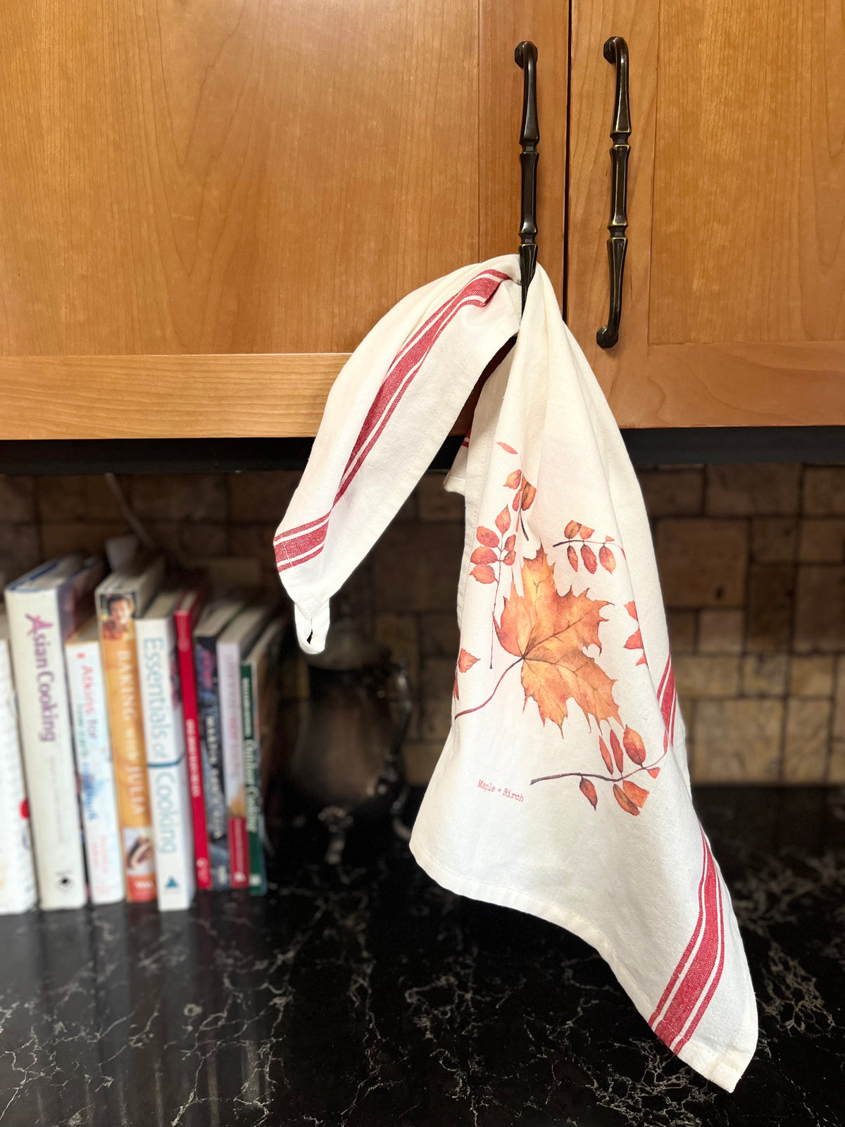 Fall Leaves Cotton Tea Towel