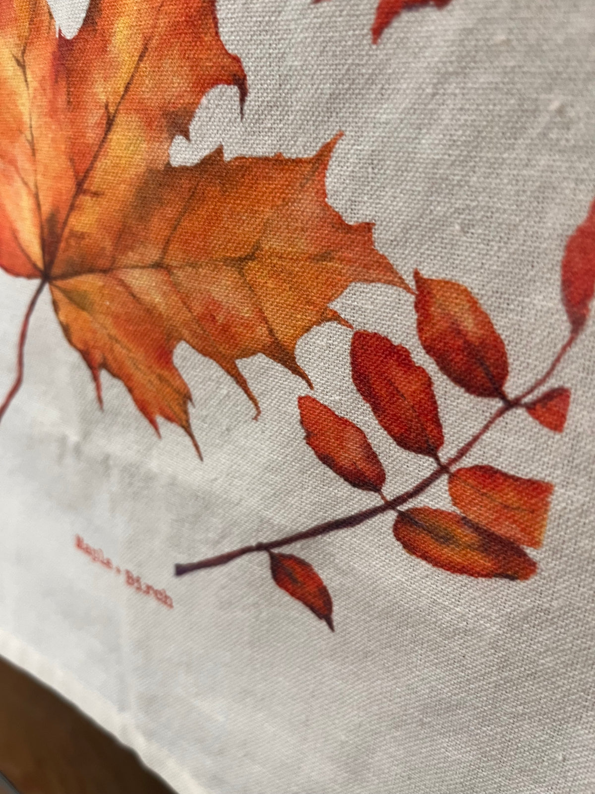 Fall Leaves Cotton Tea Towel