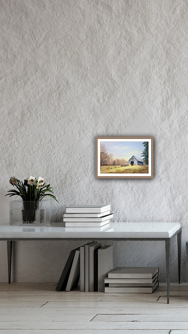 Tuckahoe Barn, Framed Art