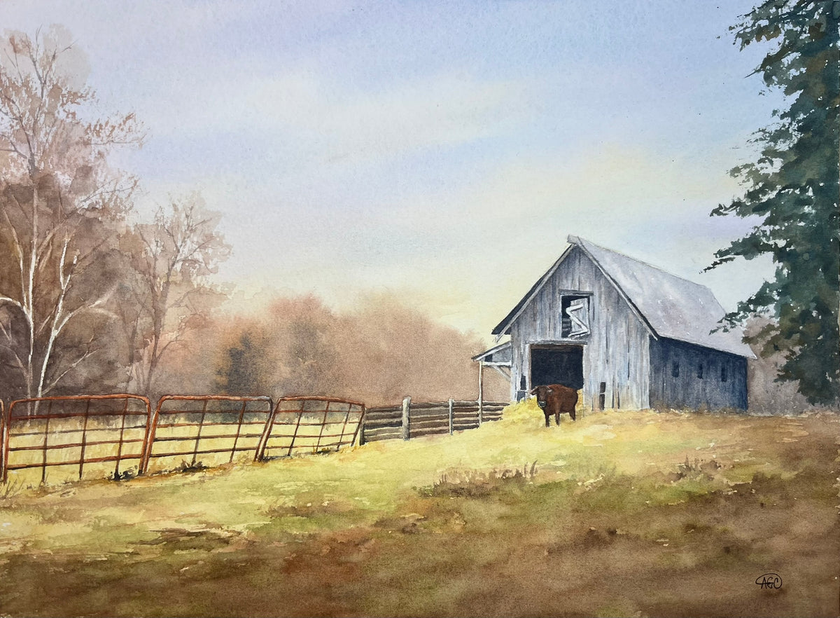 Tuckahoe Barn, Framed Art