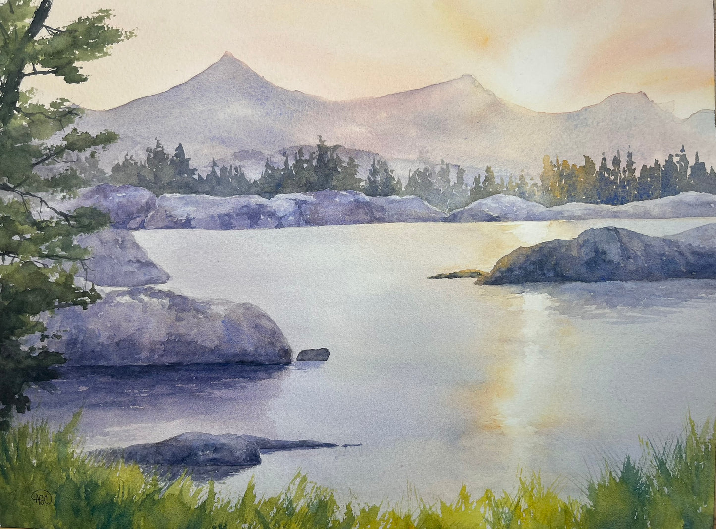 Sunset on the Lake