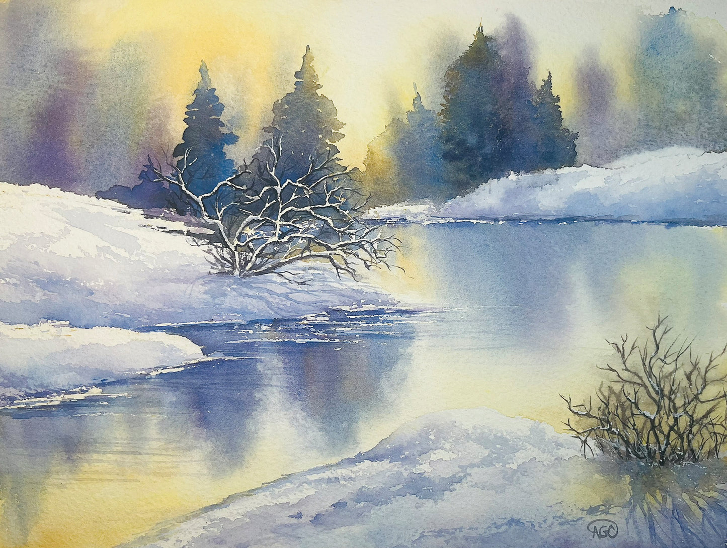 Winter Landscapes Notecards