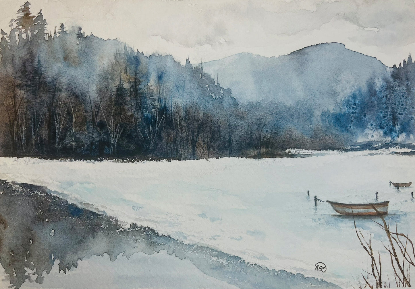 Winter Landscapes Notecards